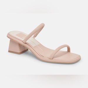 NWT Dolce Vita Nude Heeled Sandals sz 8.5